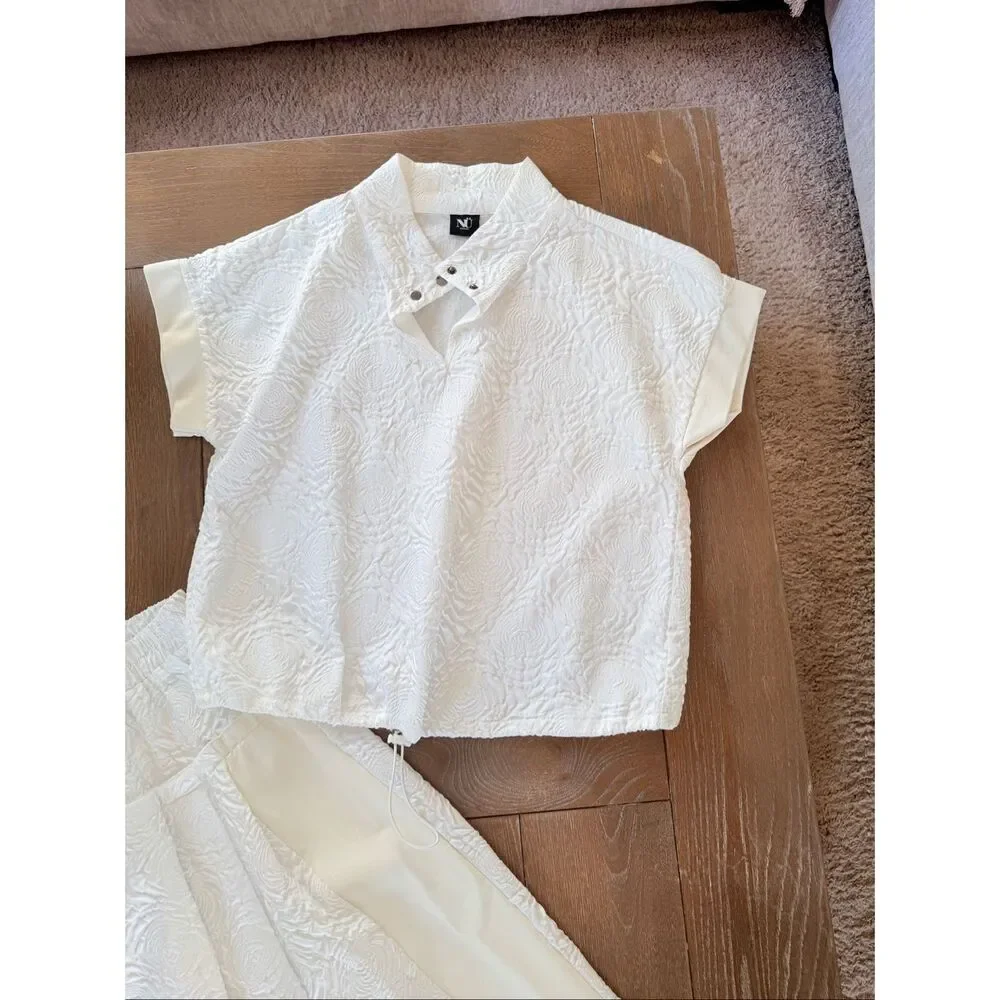 Nü Denmark Owami 2‎ Piece Top and Skirt in White Size Small